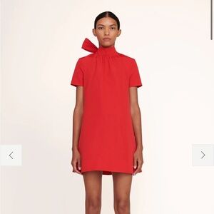 STAUD MINI ILANA DRESS POINSETTIA